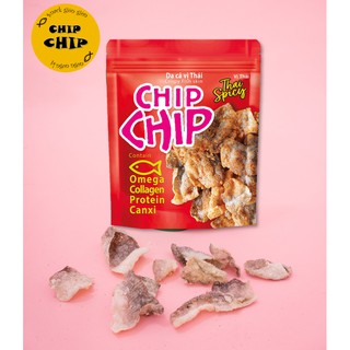 Snack Da Cá Chiên Giòn Vị Thái-Crispy Fish Thai Spicy