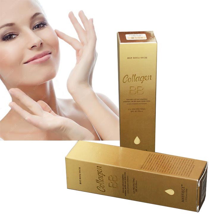 Kem nền Collagen BB Mayfiece che khuyết điểm và làm trắng da