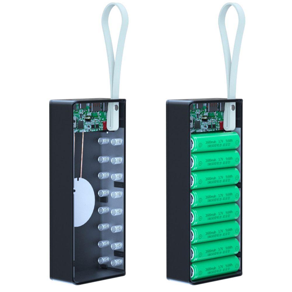 Pin Sạc Dự Phòng BTLIMER 16 X 18650 Hai Cổng USB Màn Hình LCD Giá Đỡ