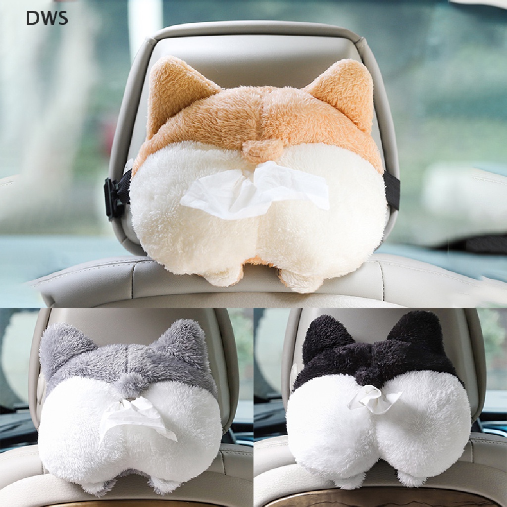 Hộp Đựng Khăn Giấy Hình Chó Corgi Dễ Thương