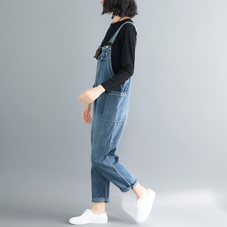 (Q009) Quần yếm jeans nữ bigsize