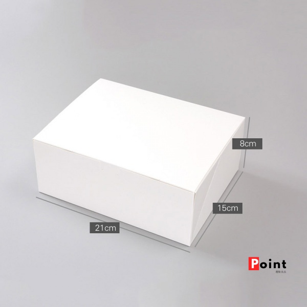 Hộp Đựng Bánh Màu Trắng Trơn Kích Thước 21 * 15 * 8cm Dùng Làm Quà Tặng