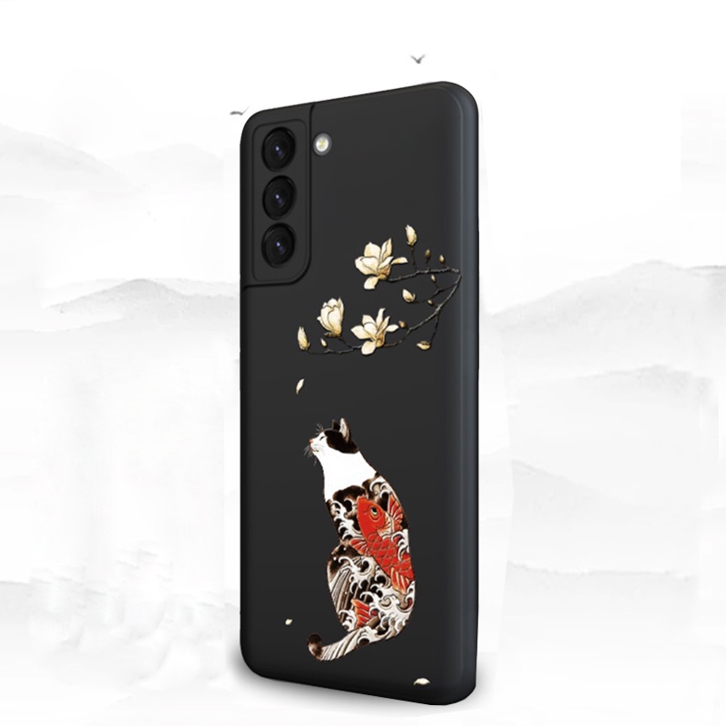 Ốp điện thoại Samsung S22 Ultra S22 Plus S21FE mềm chống sốc bảo vệ camera tùy chọn họa tiết cho