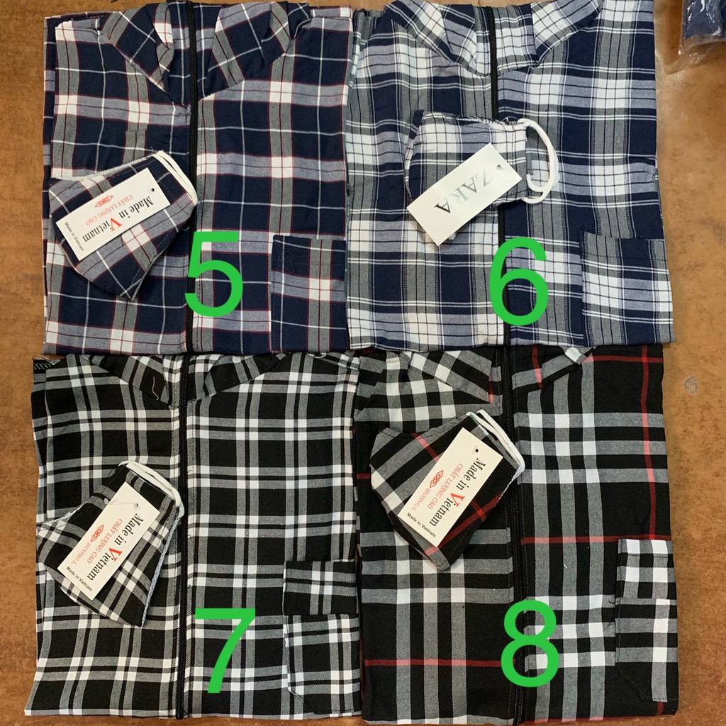 Áo Chống Nắng Loại 1🔥FREE SHIP🔥Áo Chống Nắng Kẻ Caro - Chất Liệu Kaki Mềm - Thoáng Khí - Làm Mát - Loại 1 Lớp | BigBuy360 - bigbuy360.vn