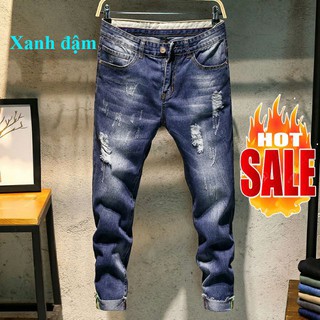 Quần jeans nam ống lửng-11