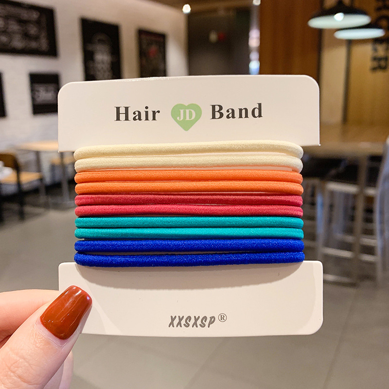 Dây cột tóc màu kẹo thời trang Hàn Quốc đơn giản