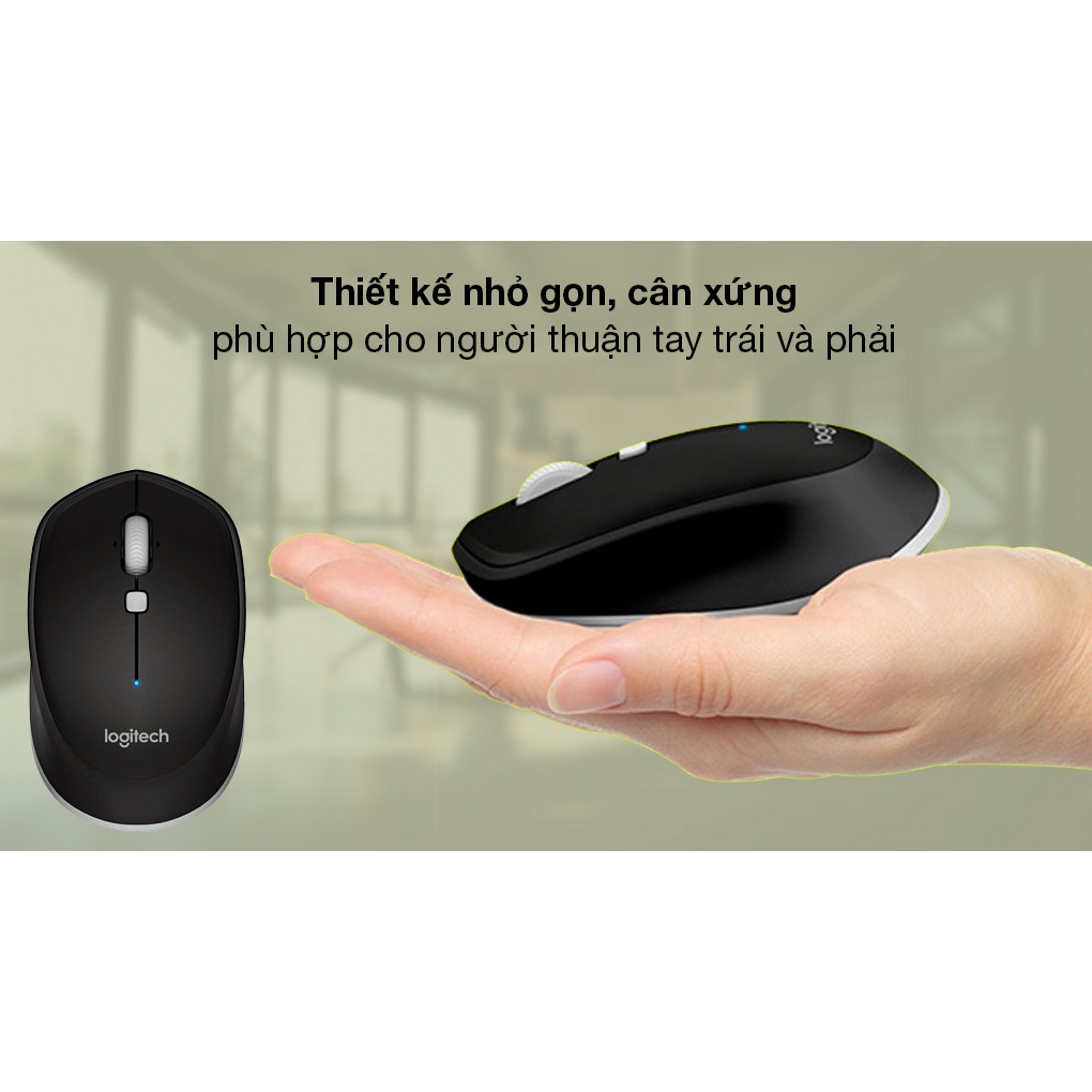 [Hỏa Tốc - HCM] Chuột Không Dây Bluetooth LOGITECH M337 | Hàng Chính Hãng | Bảo Hành 12 Tháng | LSB Store