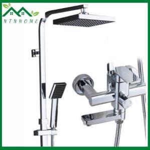 Sen tắm, sen cây đứng nóng lạnh KOREA 6547, KOBESI 2054 cao cấp đồng mạ crom sáng bóng