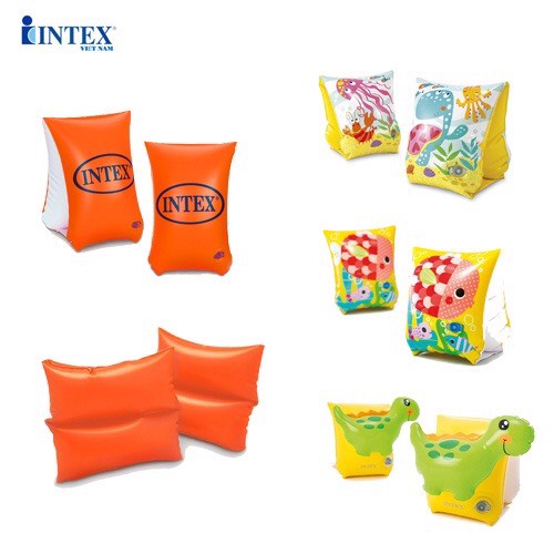 Phao tay INTEX nhiều hình cho bé, từ 3-6 tuổi, an toàn cho bé, chất liệu dày dặn, thiêt kế đáng yêu