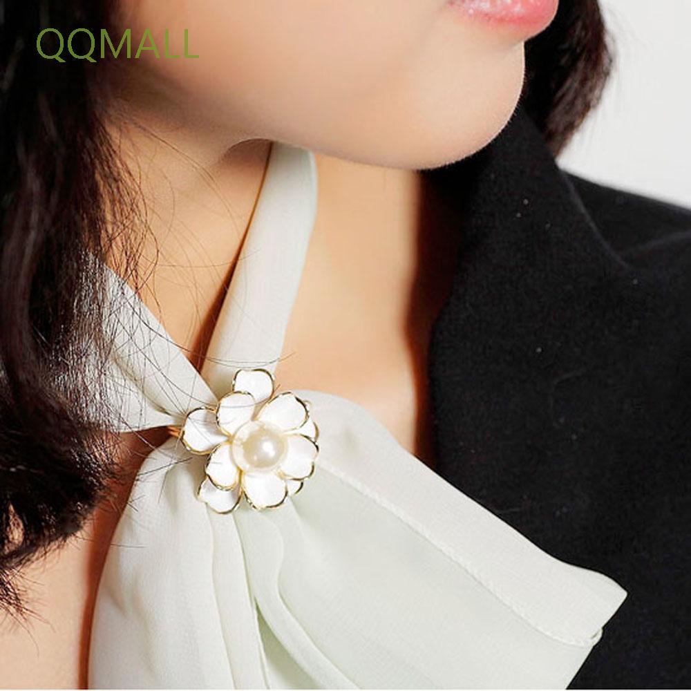 Kẹp cài khăn choàng cổ hình bông hoa sang trọng thời trang