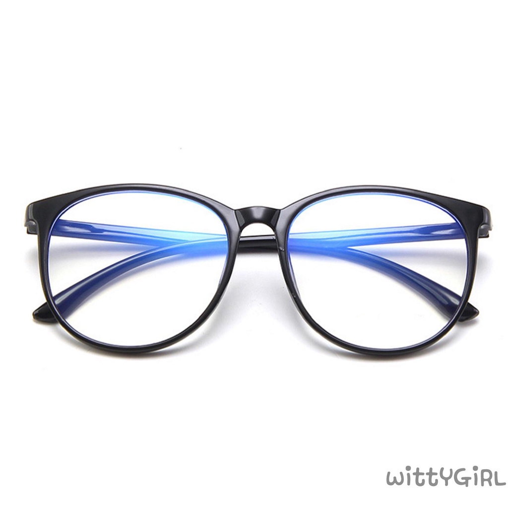 Mắt kính chống ánh sáng xanh màu đen/hồng/xám/trắng cho nam nữ