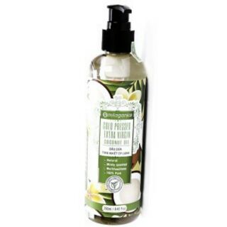 Dầu Dừa Tinh Khiết Ép Lạnh Milaganics 250 ml