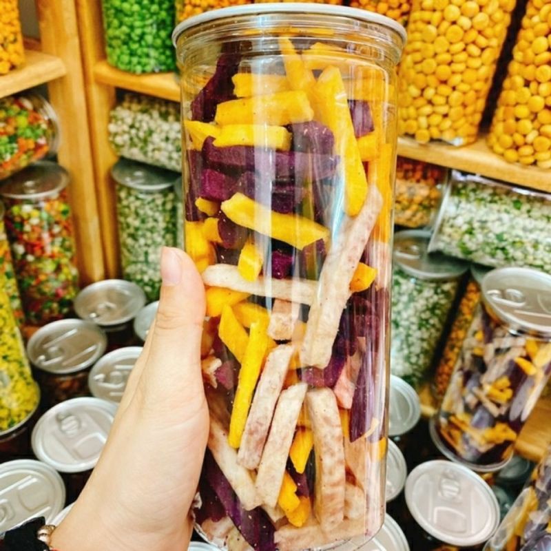 hủ PET-300gr khoai cọng mix vị