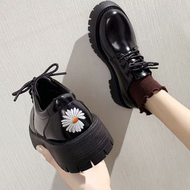 [ORDER] Giày oxford ulzzang hoa cúc thiếu cánh