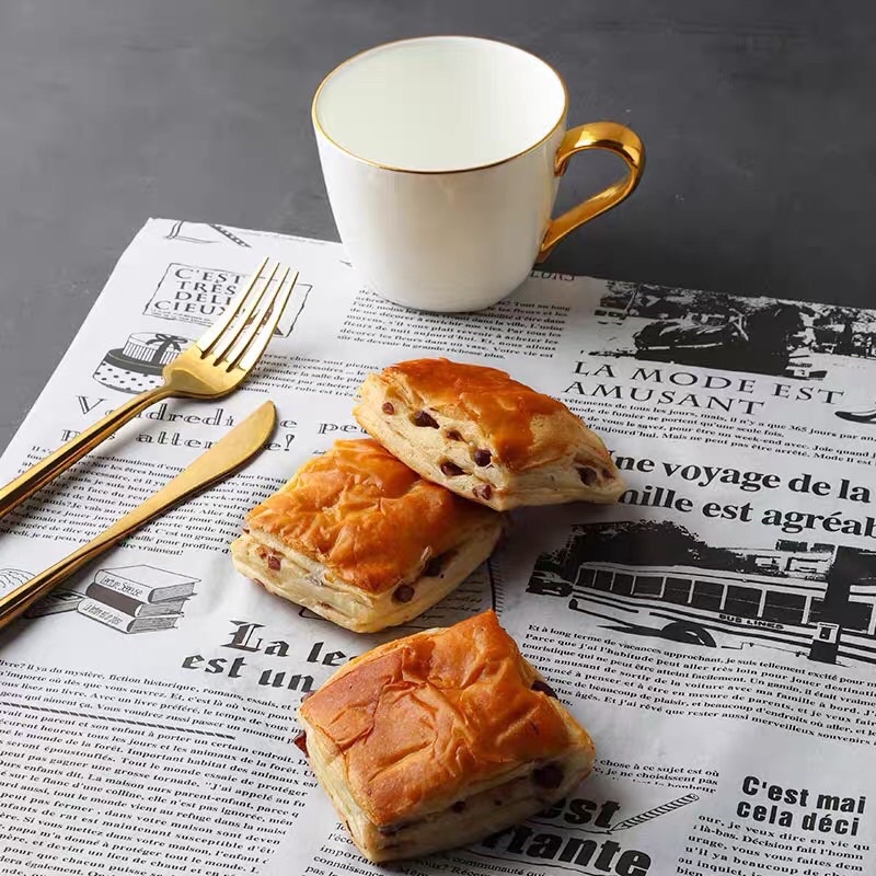 GIẤY NẾN THẤM DẦU HÌNH TỜ BÁO SIÊU SANG CHẢNH