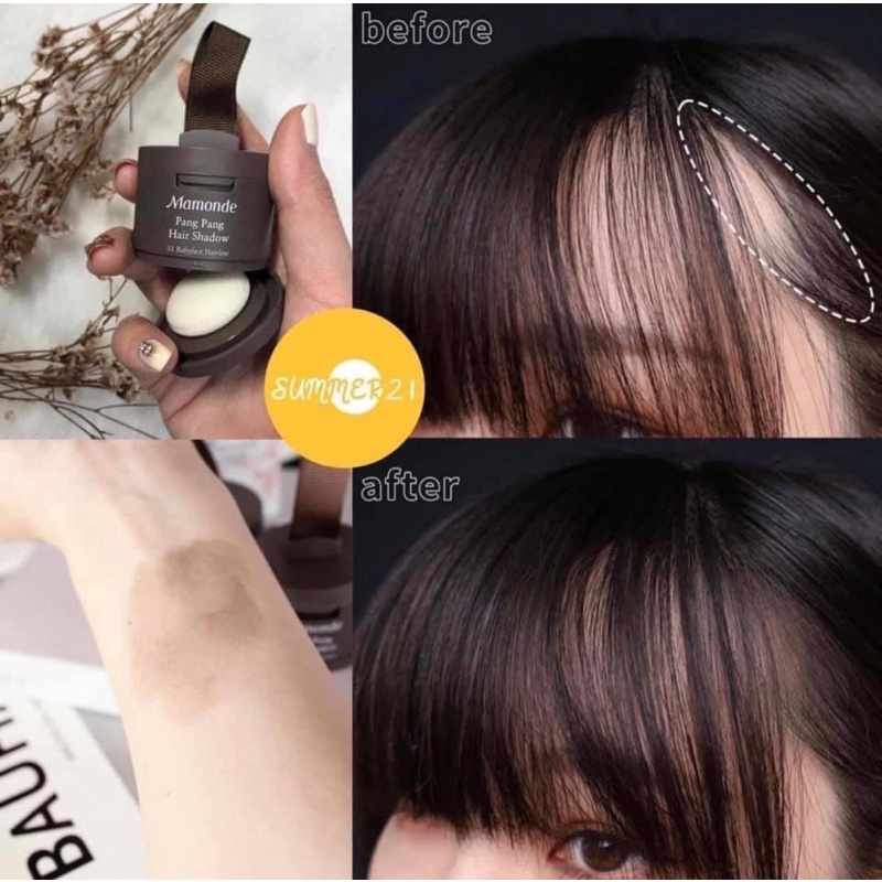 PHẤN ĐÁNH CHE HÓI TÓC #MAMONDE #PANGPANG HAIR SHADOW