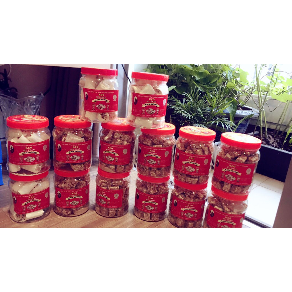 KẸO SÌU CHÂU ngon đặc sản Nam Định 1 lọ 500gr/ ngọt nhẹ - KẸO LẠC GIÒN, NGỌT MÁT | BigBuy360 - bigbuy360.vn