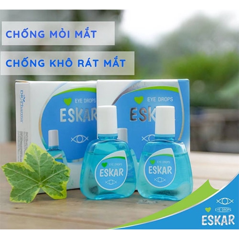 ✅[ Chính Hãng ] Nhỏ Mắt ESKAR ( Lốc 10 Chai).