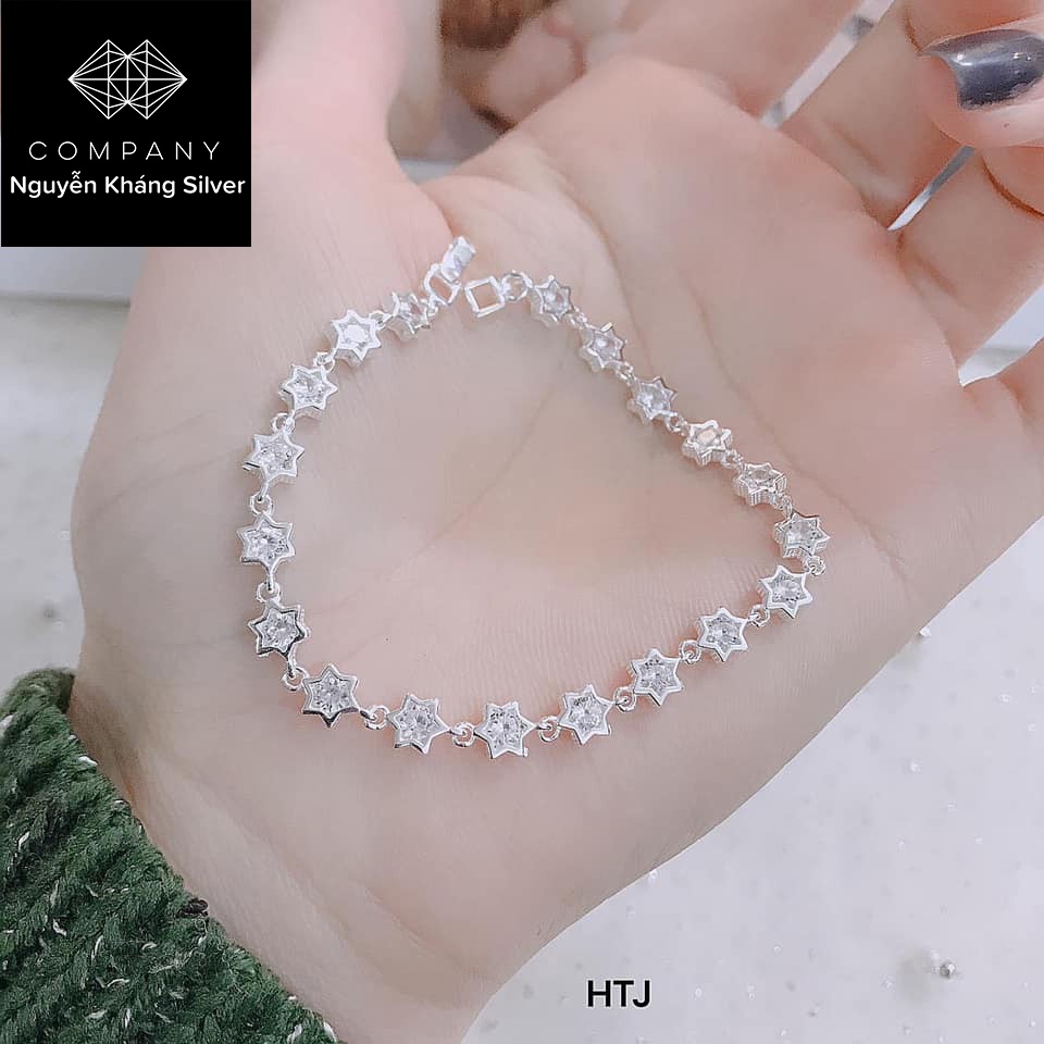 LẮC TAY NỮ BẠC TA HÌNH NGÔI SAO