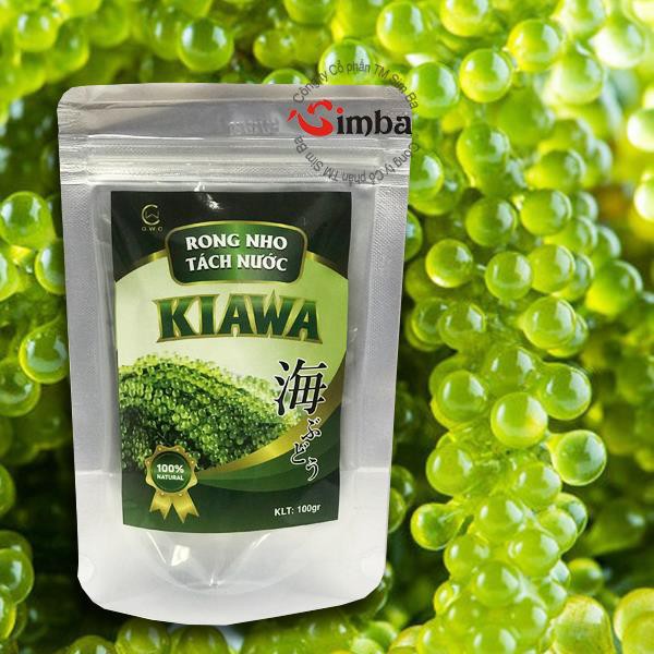 Rong nho tách nước - KIAWA - 100g - Món quà sức khỏe từ thiên nhiên