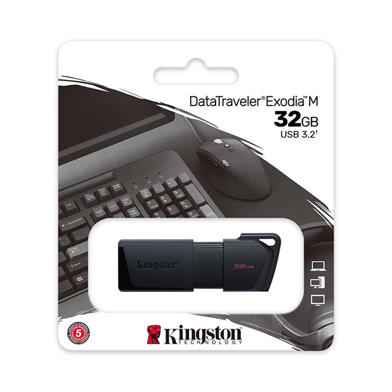 USB 3.2 Gen 1 Kingston DataTraveler Exodia M 32GB / 64GB / 128GB / 256GB Bảo hành chính hãng
