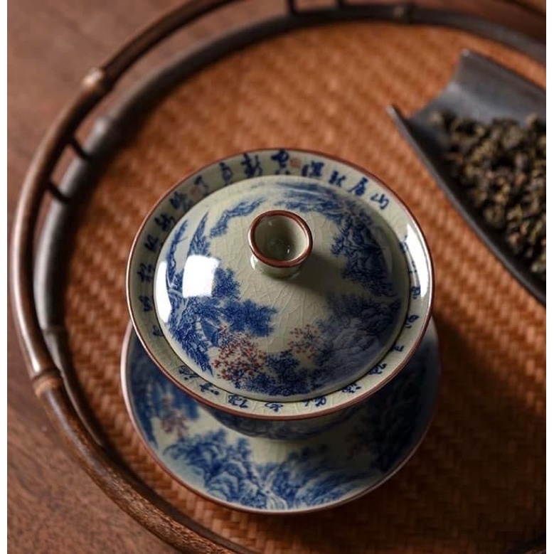 Chén khải phong cảnh hữu tình
