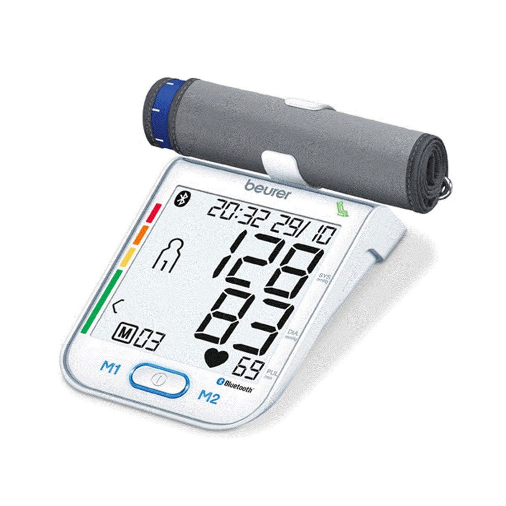 Máy đo huyết áp bắp tay Bluetooth Beurer BM77 – Hàng Chính Hãng