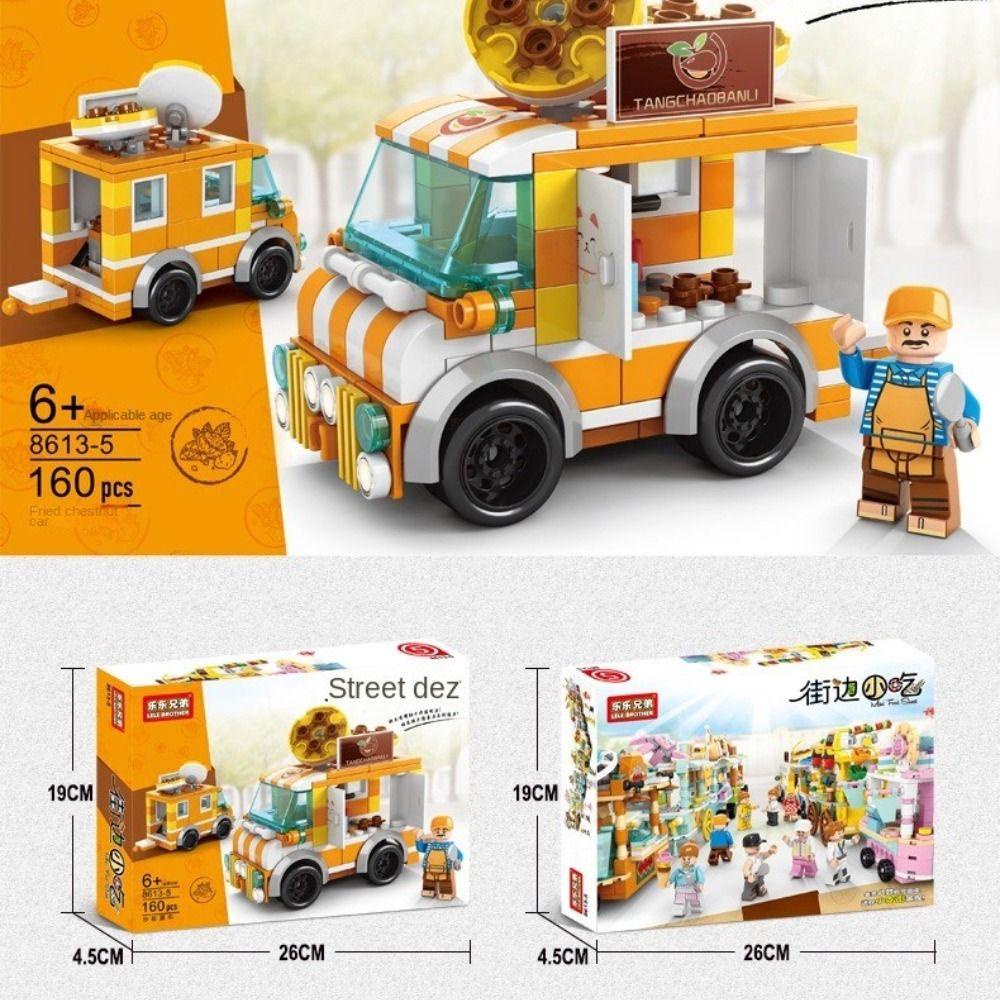 Bộ Đồ Chơi Lắp Ráp Mô Hình Xe Kem Ốc Quế Sáng Tạo Cho Bé