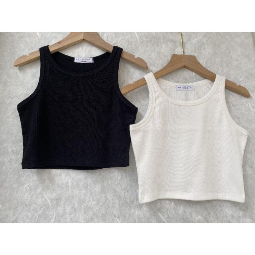 Áo balo nữ basic phong cách mùa hè năng động ÁO CROPTOP BA LỖ NGƯỢC bb-hoodie shop đủ màu