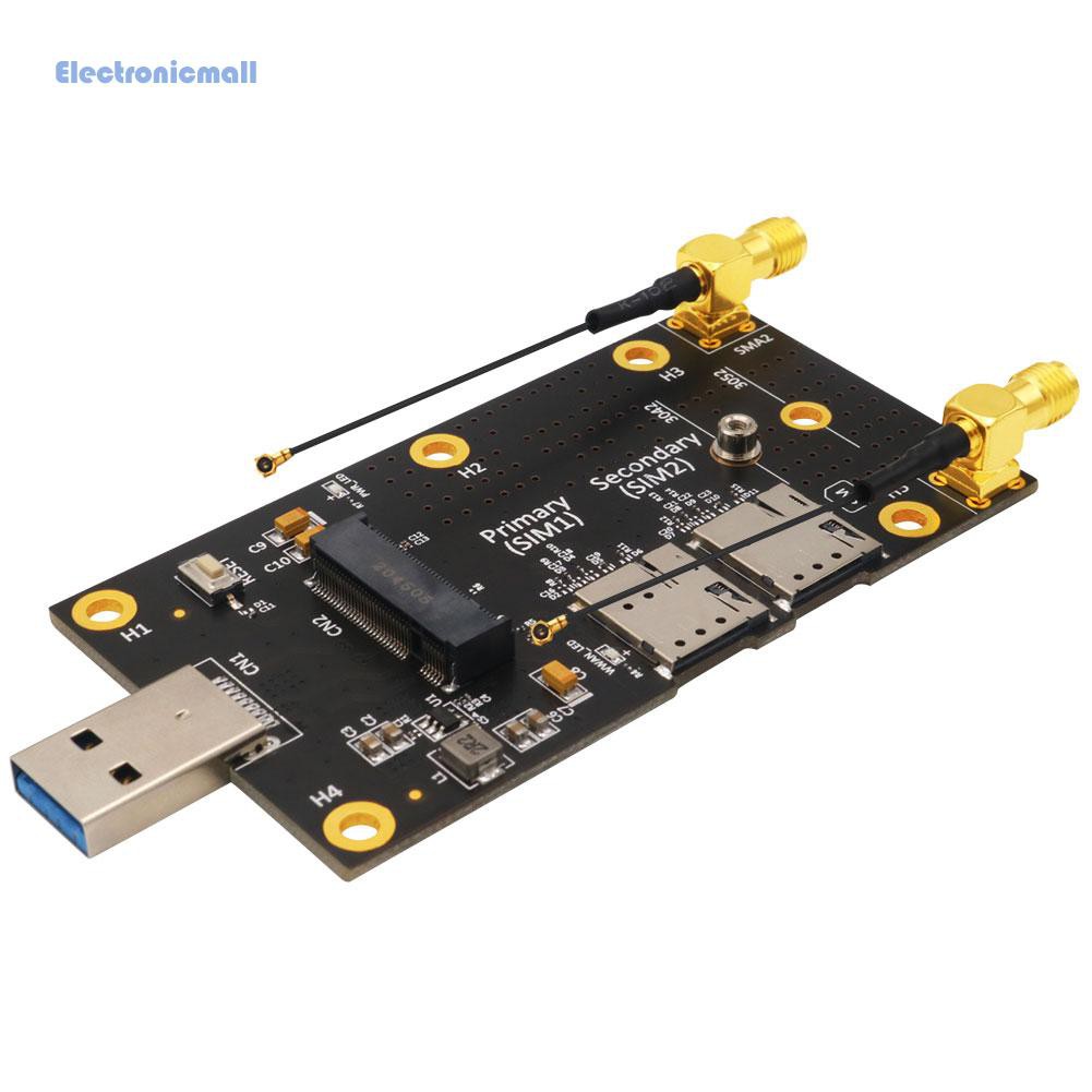 Bộ Chuyển Đổi Cổng Ngff M2 Key B Sang Usb 3.0 + 2 Ăng Ten | BigBuy360 - bigbuy360.vn