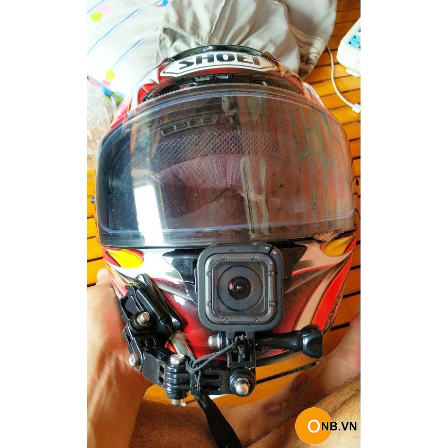 Full set bộ gắn nón Fullface Gopro 8 7 6 5 Osmo Action