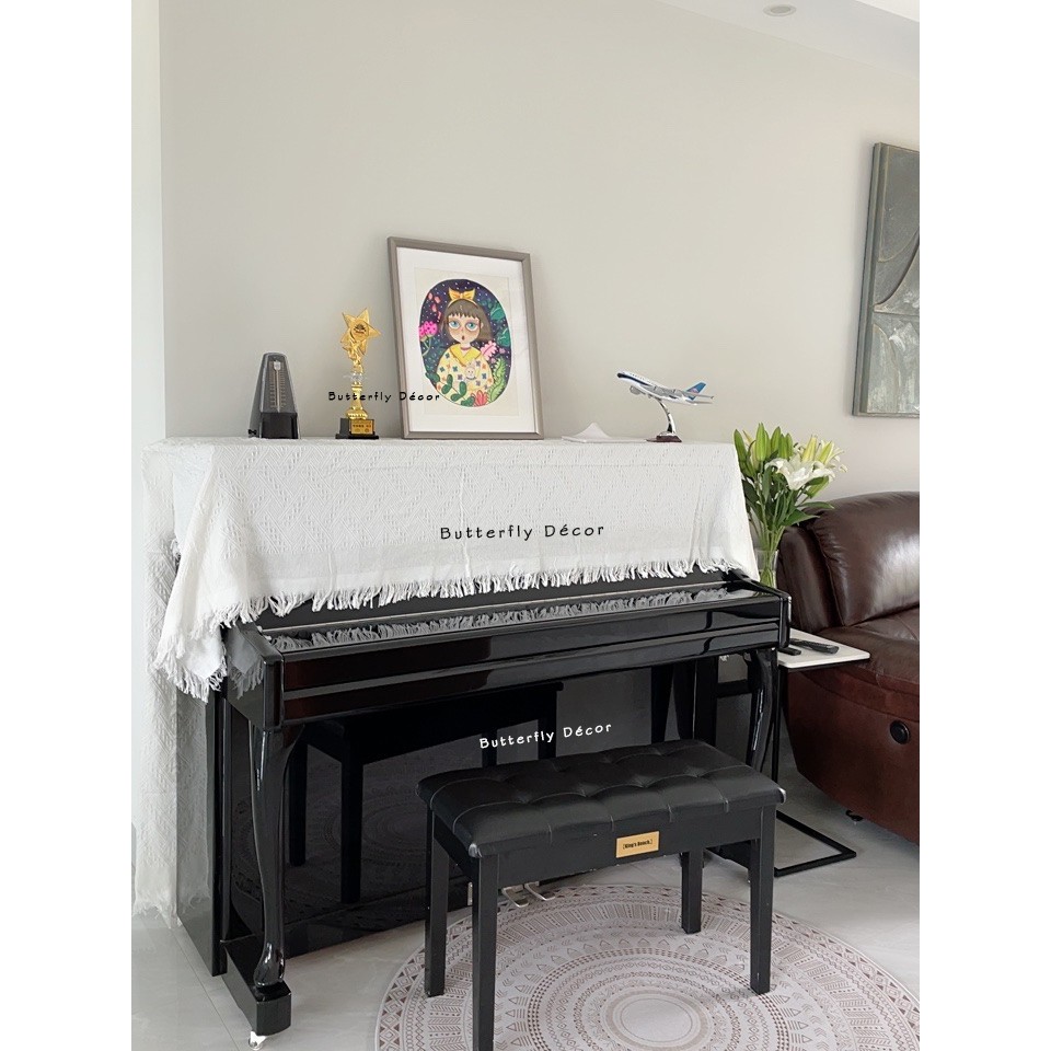Khăn phủ , thảm , trải bàn trải sofa trang trí Vintage phong cách Bắc Âu