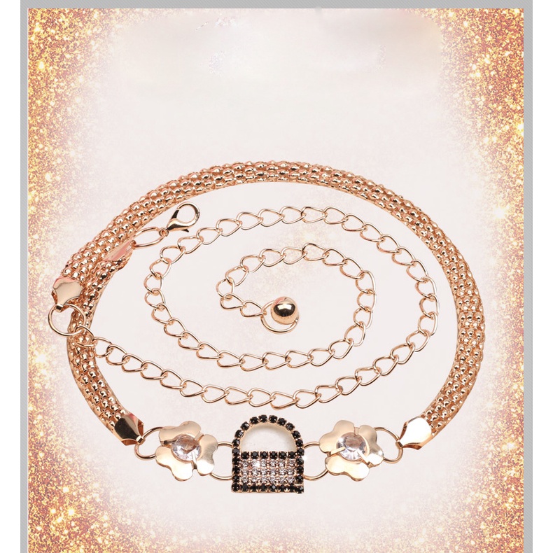 Thắt lưng kim loại phong cách Châu Âu Hiện đại