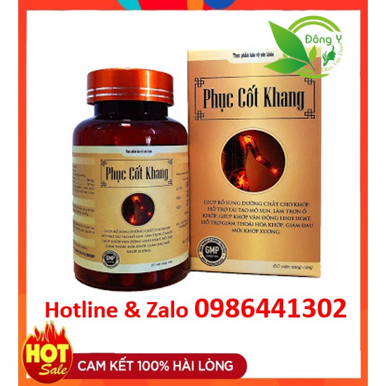 Phục Cốt Khang - Hỗ trợ đau xương khớp- nhức mỏi- tay chân tê - thoát vị đĩa đệm- thoái hóa cột sống - đau thần kinh toạ