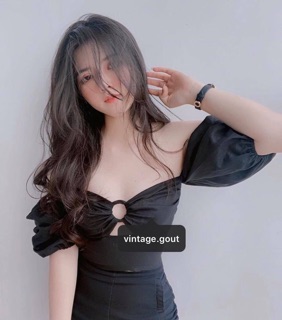 💋Áo Kiểu Voan Phối Khoen ( Có Mút Ngực)