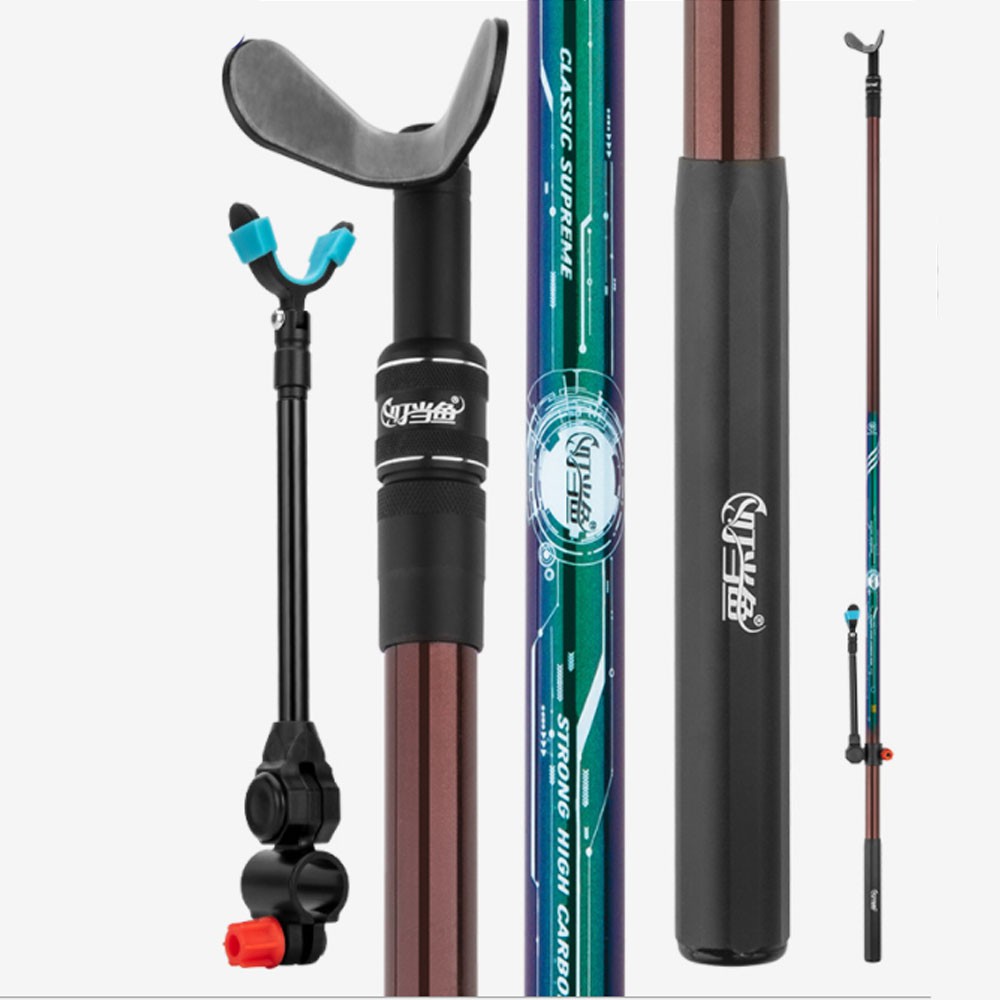 Cán vợt carbon cao cấp 1m7 - 2m1 - siêu cứng - nhẹ