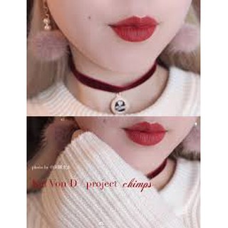 Son kem lì Kat Von D Everlasting Liquid màu Project Chimps đỏ đậm