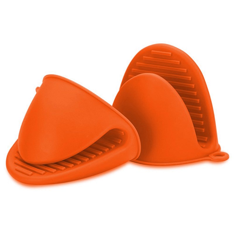 Set 2 Găng Tay Silicone Mini Cách Nhiệt Chống Bỏng Tiện Dụng Cho Nhà Bếp