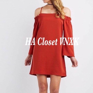Đầm Suông Trễ Vai Charlotte