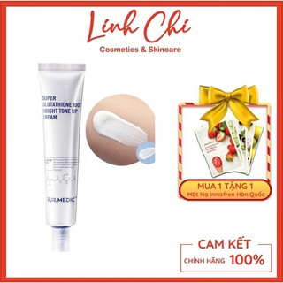 Kem Dưỡng Trắng Da Sur Medic Super Glutathione 100 Bright Tone Up Cream