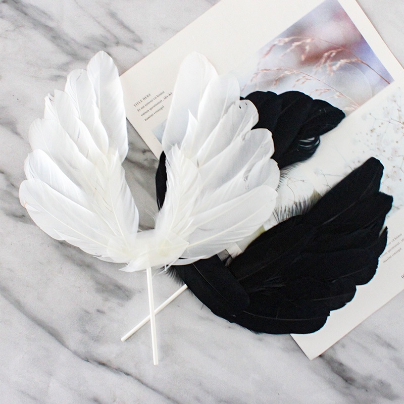 Que Gắn Trang Trí Bánh Kem Hình Cánh Thiên Thần