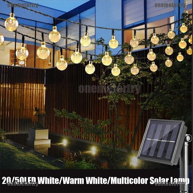 Dây đèn LED năng lượng mặt trời trang trí vườn 20 / 50 LED