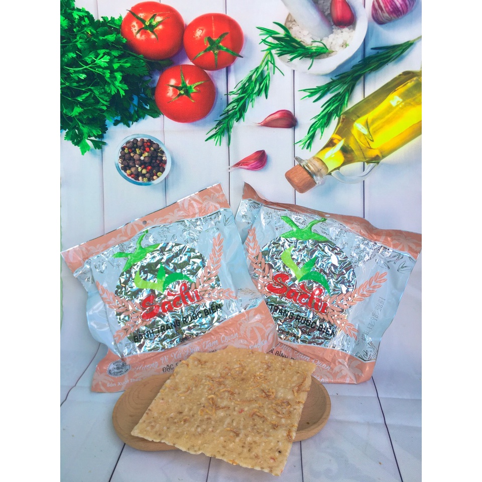 Bánh Tráng Ruốc Biển Nướng Sẵn Sachi 🌟Thùng 10 Gói Loại 75Gram🌟Bánh Tráng Sachi🌟