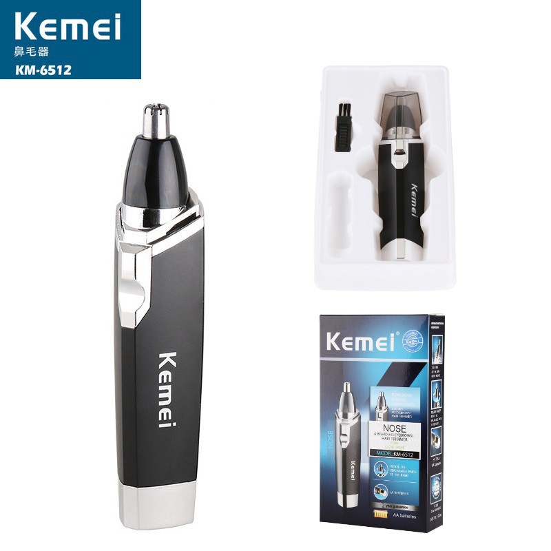 XẢ HÀNG - BÁN RẺ Máy tỉa lông mũi dùng pin tiện lợi Kemei KM-6512 (Hàng nhập khẩu ) LKHIGUT8596