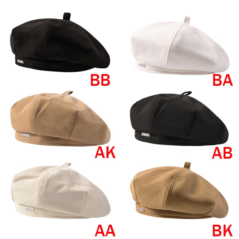 Nón Beret Màu Sắc Dễ Thương Xinh Xắn Cao Cấp