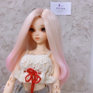 Tóc búp bê bjd 1/4 - 16-19cm handmade