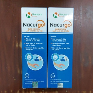 Dung dịch rửa làm sạch da hư tổn Nacurgo