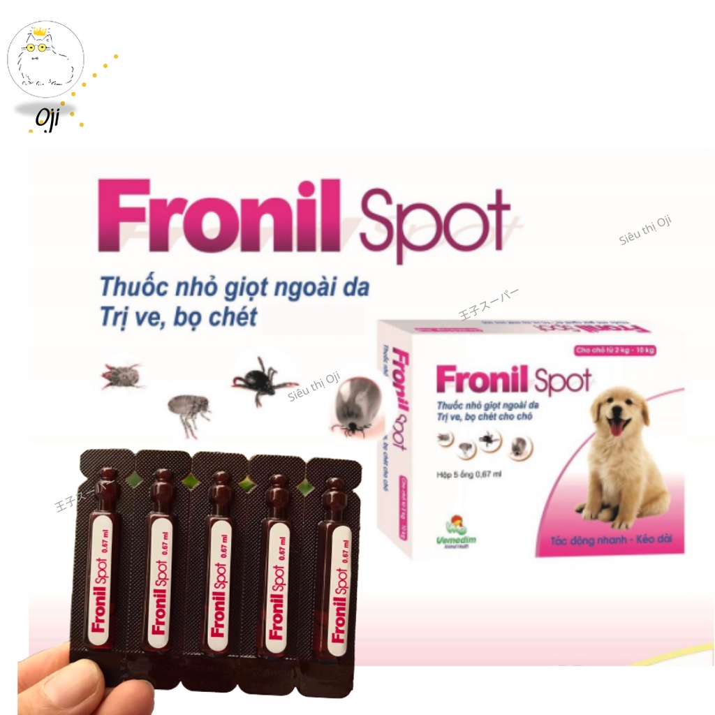 Nhỏ Gáy Trị Ve Rận Bọ Chét Fronil Spot Cho Chó Mèo