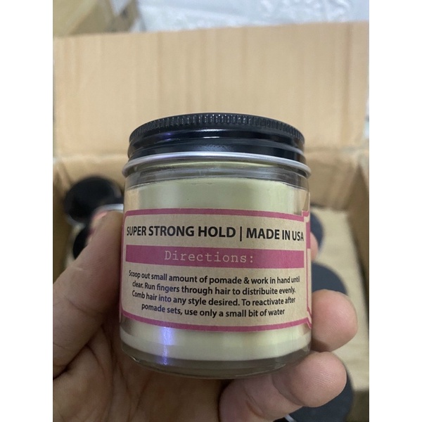 Sáp Clay Wax Reuzel Pink Phiên Bản Hũ Thủy Tinh Lợn Hồng Mới Nhất