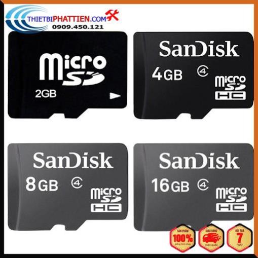 FREESHIP Thẻ Nhớ MICRO SD 2G, 4G, 8G, 16G, 32G, 64G Đa Năng Dùng Cho Máy Nghe Nhạc Máy Ảnh Loa Nghe Nhạc Camera